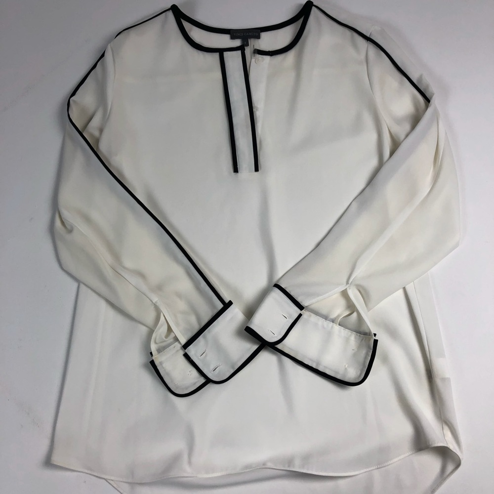 Vince Camuto | White Blouse | Size Small